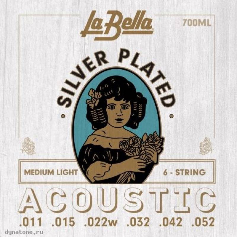 

Струны для акустической гитары LA BELLA 700 ML