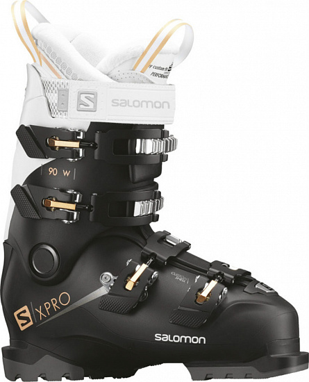 фото Горнолыжные ботинки salomon x pro 90 w 2019, black/coral/white, 27.5