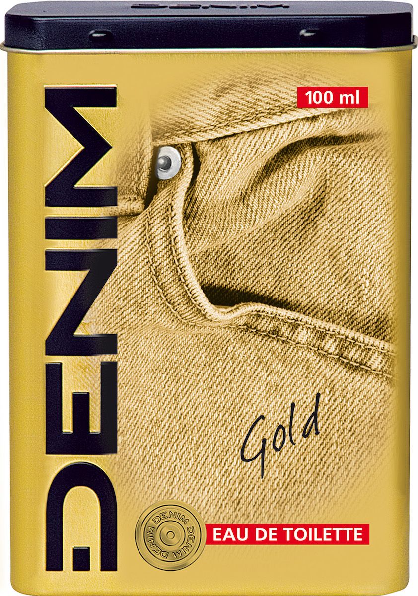 

Туалетная вода Denim EAU DE TOILETTE Gold метал 100мл