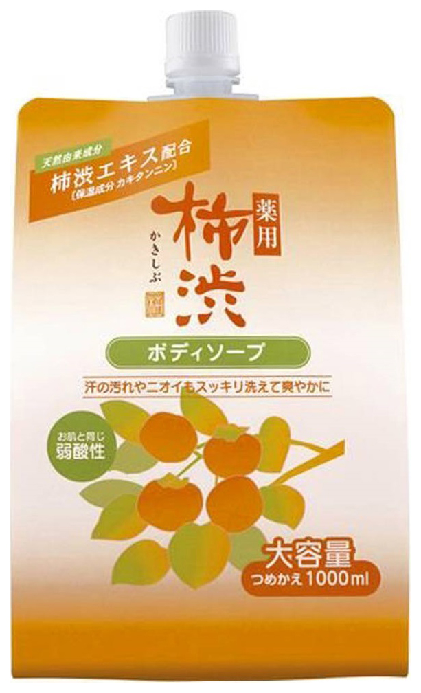 Жидкое мыло Kumano Kakishibu Medicated Body Soap 1000 мл