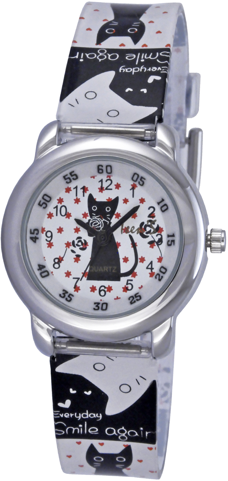 Наручные часы Тик-Так Н113-1 черные коты
