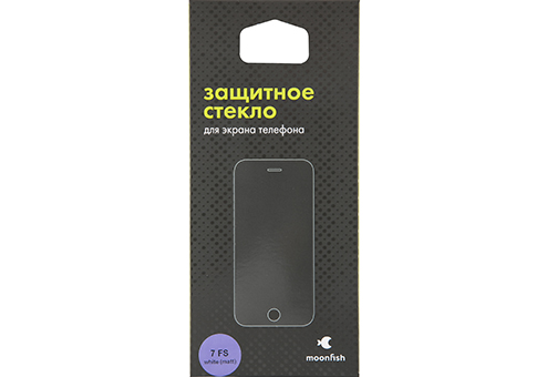 фото Защитное стекло moonfish для iphone 7 tempered glass matte white