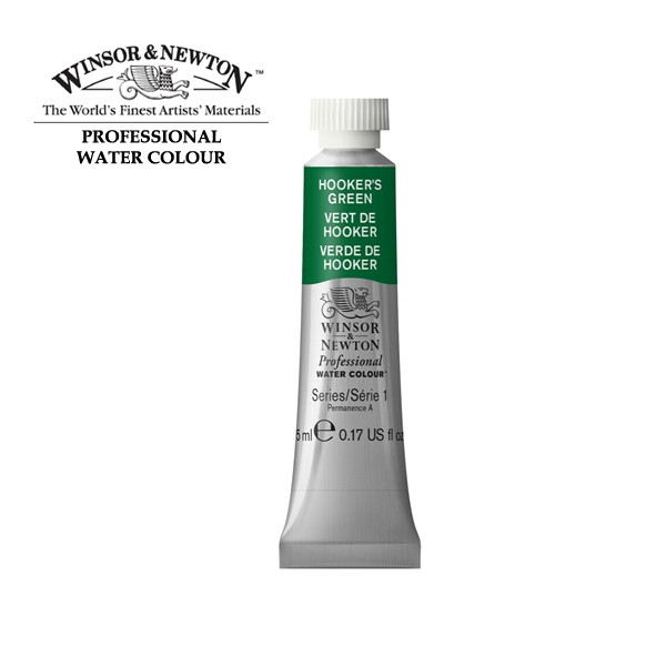 

Акварель Winsor&Newton Artists Watercolour зеленый хукера 5 мл, Artists Watercolour