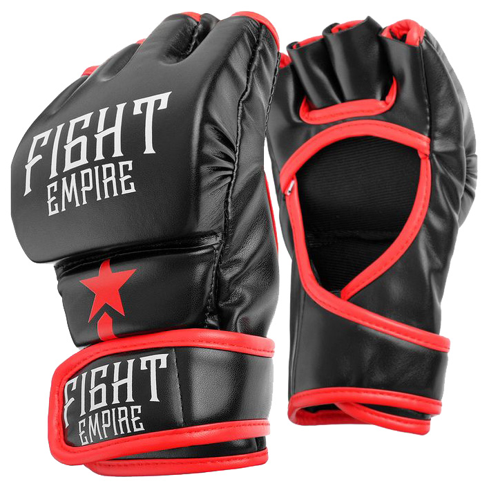 Внутренние перчатки Fight Empire ММА, красный/черный, S