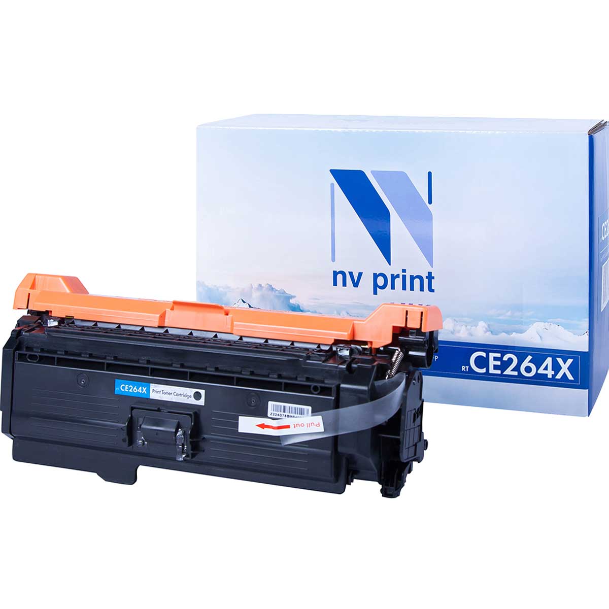 Картридж для лазерного принтера NV Print CE264XBK, черный