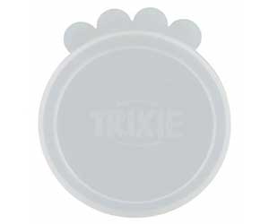 фото Крышка для миски trixie lids for tins, прозрачная, диаметр 10,6 см