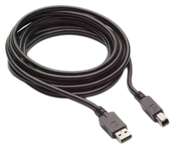 фото Кабель гарнизон usb a-usb b, m-m 1,8м black (ox-usbab1.8stdy)