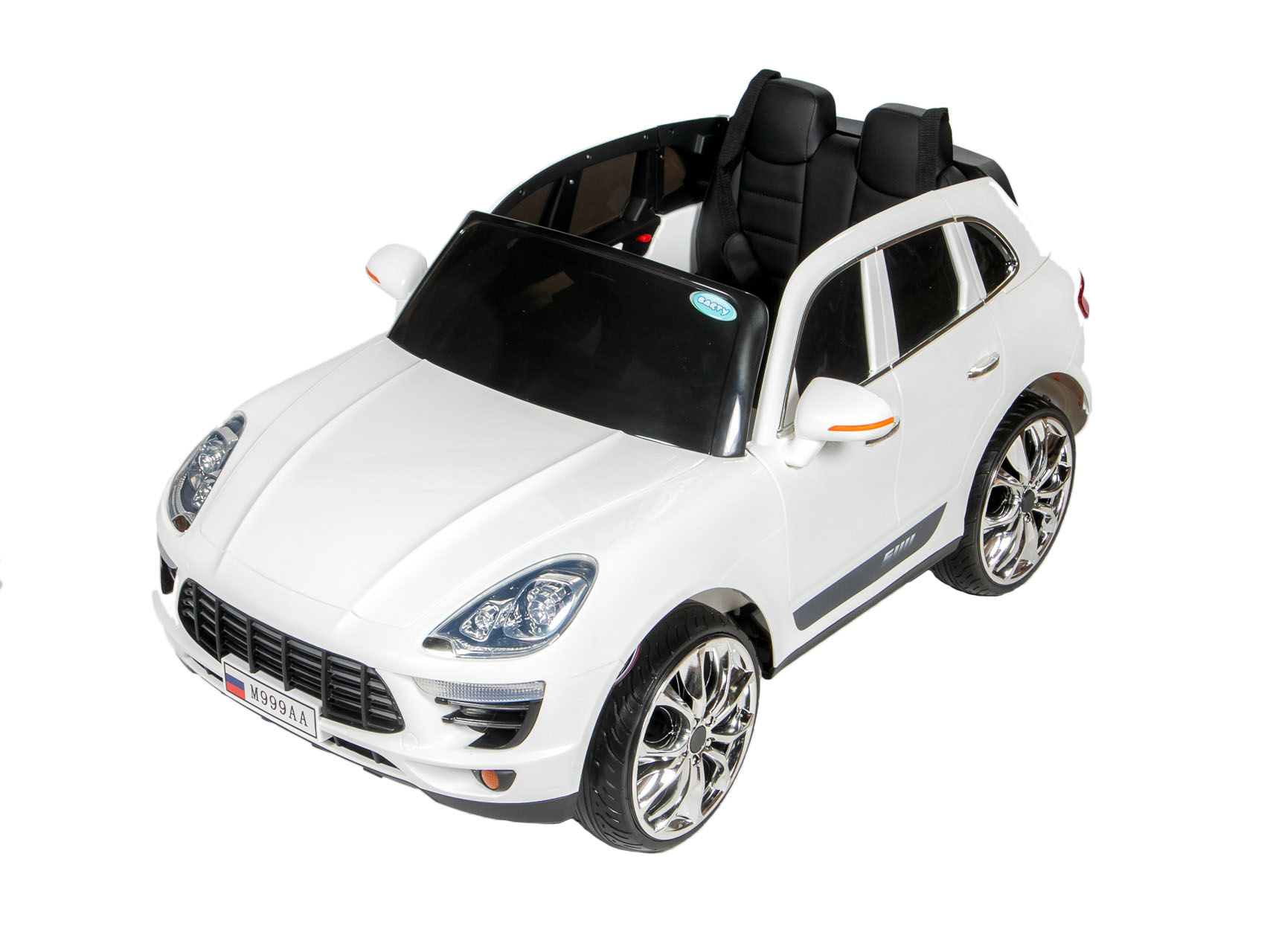 Детский электромобиль Barty М999АА (Porsche Macan), Белый welly 1 24 porsche macan turbo alloy car model diecasts
