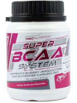 фото Trec nutrition super bcaa system 150 капсул без вкуса