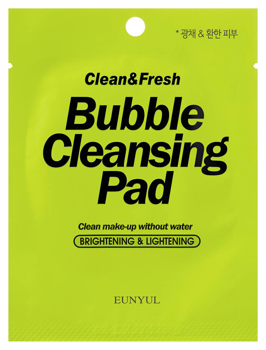 

Средство для снятия макияжа Eunyul Clean & Fresh Bubble Cleansing Pad 1 шт