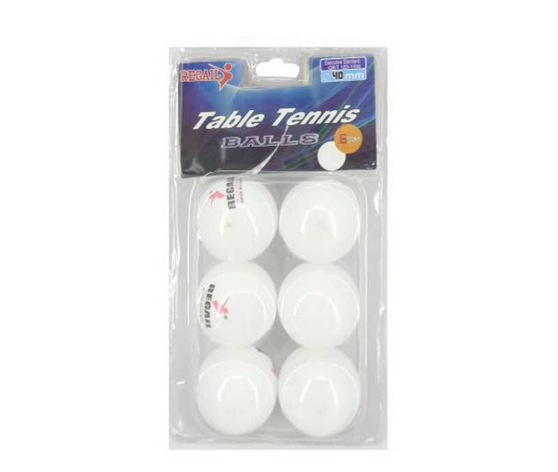 Мячи для настольного тенниса Junfa toys 121754-TN, белый, 6 шт.