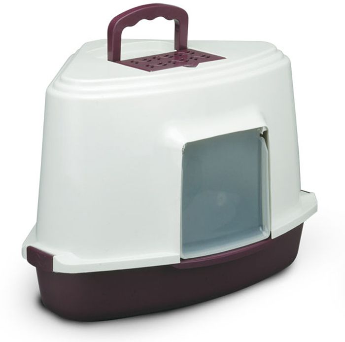 

Туалет для кошек Triol LB-03, угловой, в ассортименте, 40х56,5х42,5 см, LB-03