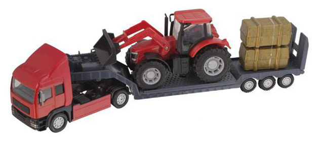 фото Игровой набор tractor transporter hti