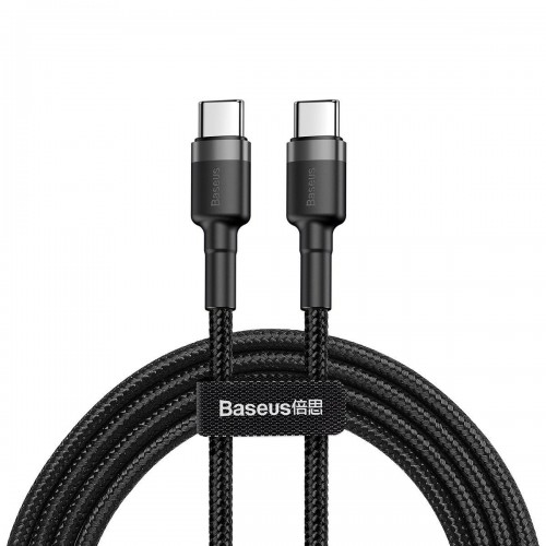 Кабель Baseus Cafule Series Type-C 2m Grey/Black/Black