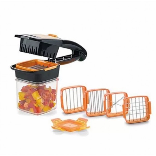 фото Овощерезка nicer dicer quick 5 в 1 (оранжевый)