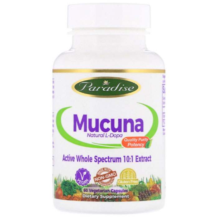 

Добавка Paradise Herbs Mucuna Pruriens 60 капсул