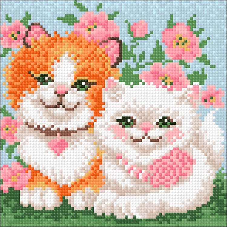 

Алмазная вышивка Гранни Сладкая парочка, 20x20 см, Сладкая парочка