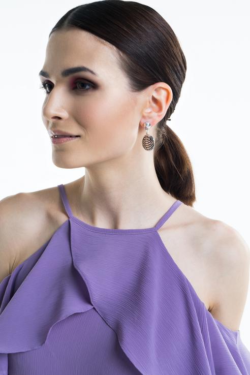 

Серьги женские Nina Ford EN0423 серебристые, EN0423