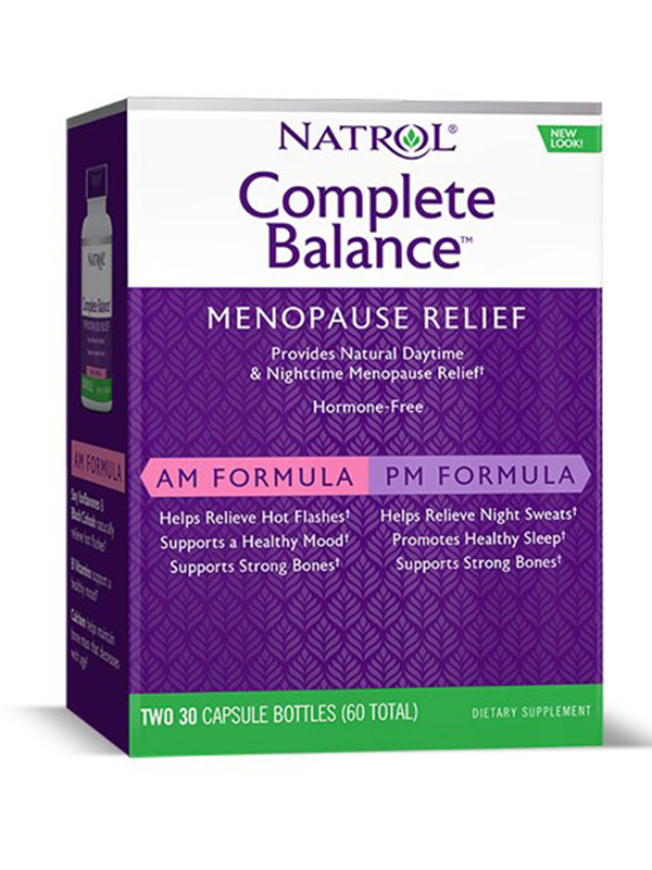Купить Natrol Complete Balance for menopause AM&PM formula 30+30 капсул