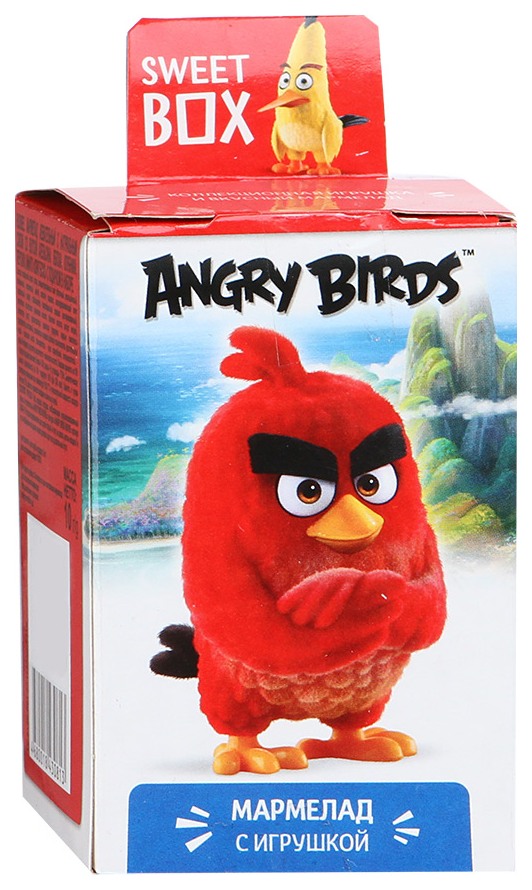 фото Мармелад sweet box angry birds movie жевательный с игрушкой 10 г