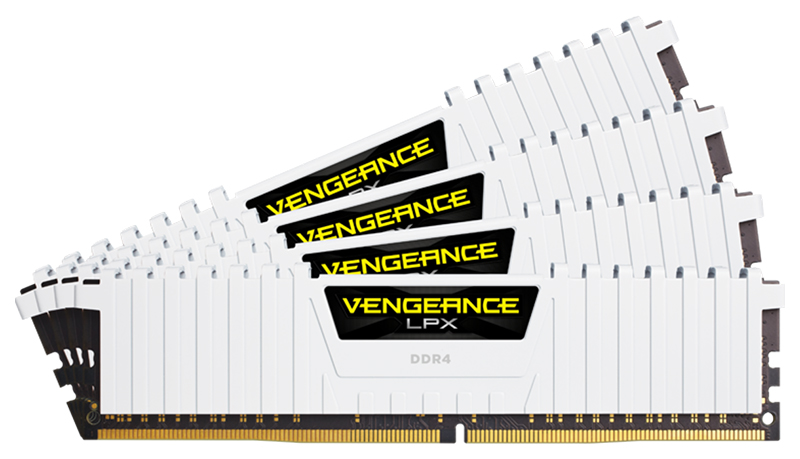 

Оперативная память Corsair VENGEANCE RGB CMK32GX4M4B3200C16W, VENGEANCE RGB