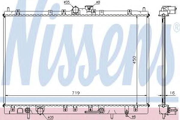 

Радиатор Nissens 628031