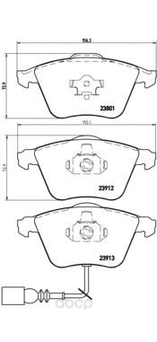 

Колодки тормозные Brembo P85079