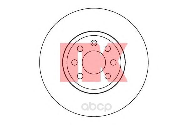 

Тормозной диск Nk передний 203651