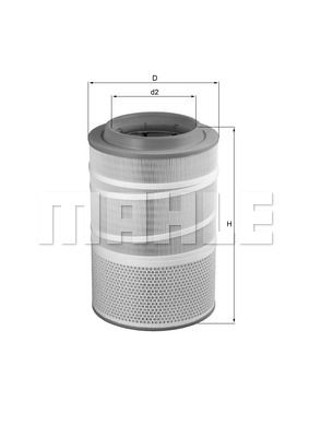 

Фильтр воздушный KNECHT LX 1278