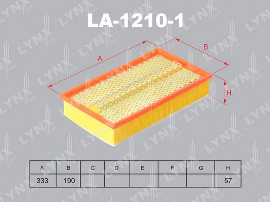 фото Фильтр воздушный lynxauto la-1210-1