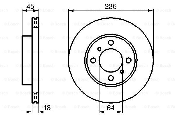 фото Тормозной диск bosch 0986478572