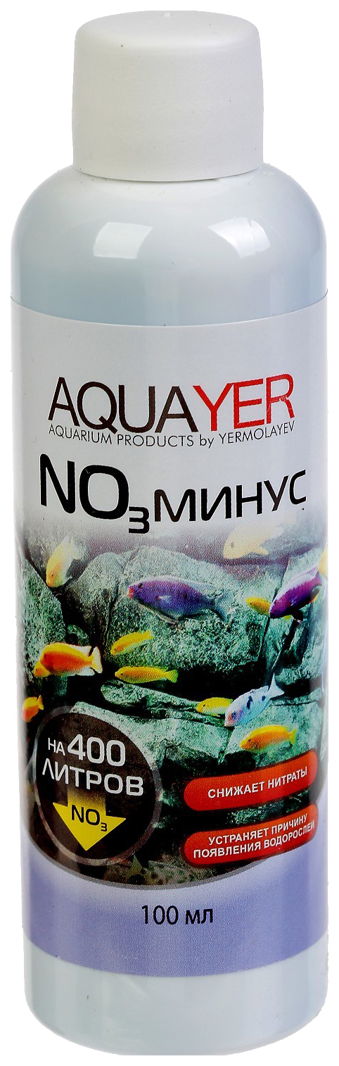 

Кондиционер для пресноводного аквариума Aquayer NO3 минус 100мл, NO3 минус