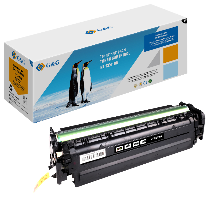 

Картридж для лазерного принтера G&G NT-CE410A, черный, NT-CE410A