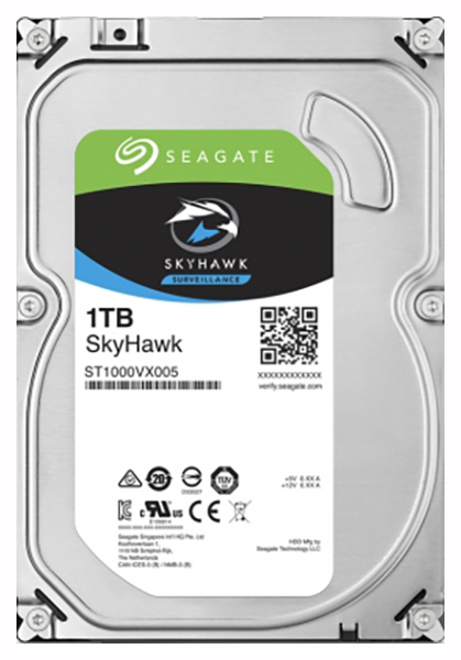 фото Внутренний жесткий диск seagate skyhawk surveillance 1tb (2ez102-300)