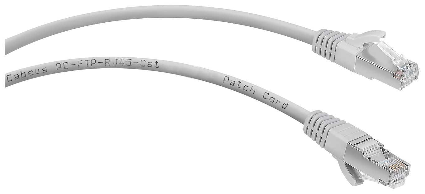 фото Кабель nobrand rj45-rj45, m-m 7,5м grey