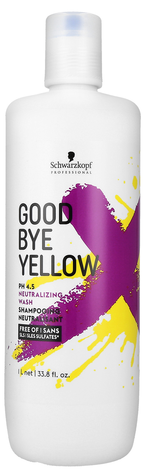 фото Шампунь schwarzkopf professional goodbye yellow shampoo 1000 мл