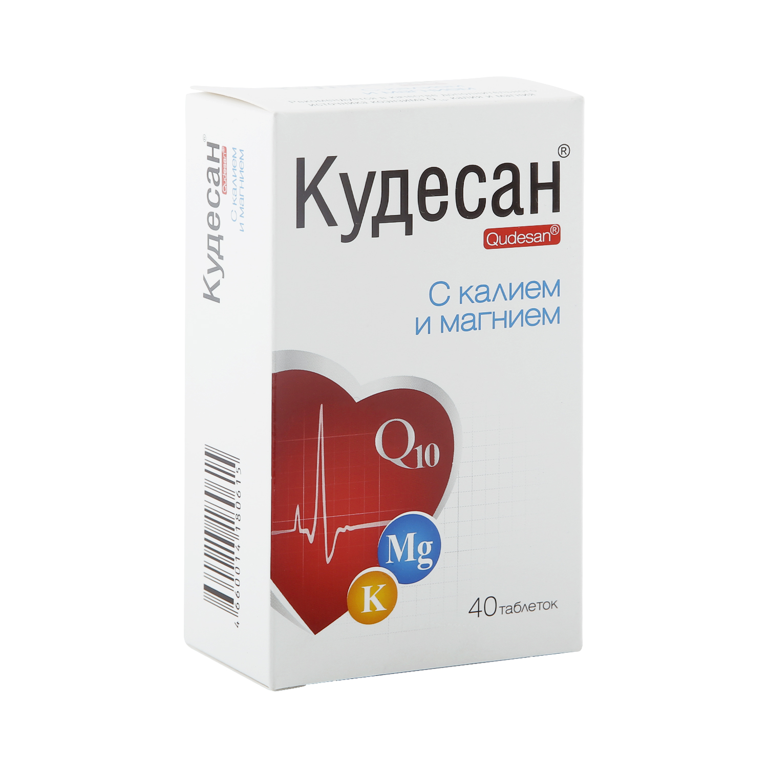 Кудесан с калием и магнием таблетки 1000 мг 40 шт 655₽