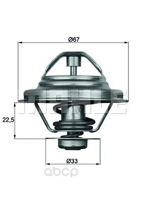 фото Термостат vw t2 1.9-2.1i <92 mahle tx2487d mahle/knecht