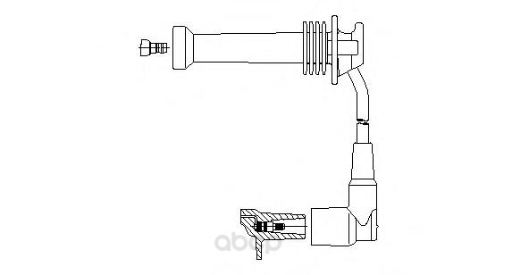 фото Провод высоковольтный ford bremi 897/28