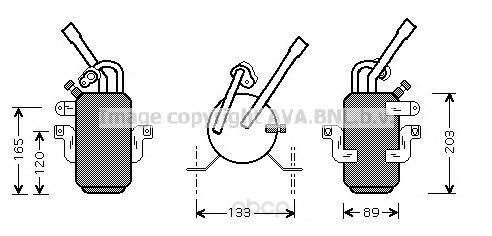 

Осушитель кондиционера Ava для Ford Focus 1998-2004 FDD311