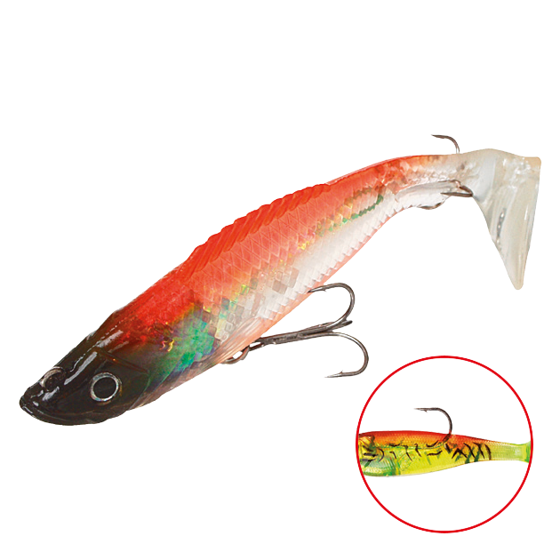 

Силиконовая приманка Mikado Crystal Fish WXH-59 100 мм, 56, 2 шт., Crystal Fish WXH-59