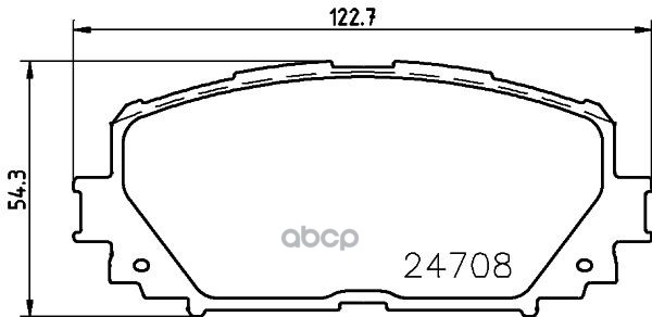 

Комплект тормозных колодок NISSHINBO NP1060