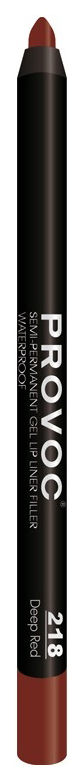 

Карандаш для губ Provoc Gel Lip Liner Deep Red 218 Коричнево-красный 7 г