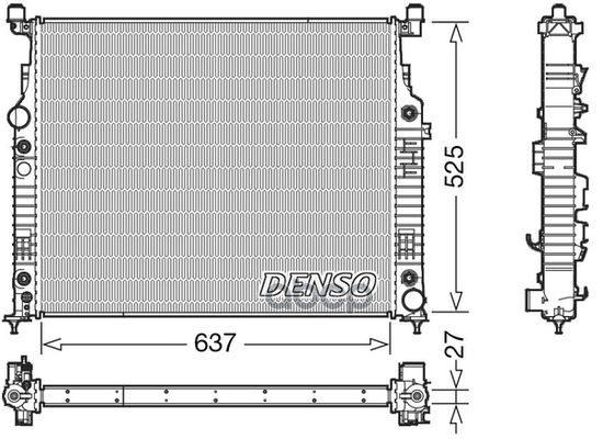 

Радиатор охлаждения DENSO DRM17056