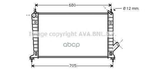 фото Радиатор охлаждения ava quality cooling sb2035