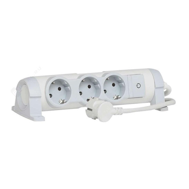 

Удлинитель LeGrand 3X2К+З, 3 розетки, 1,5 м, White, 3X2К+З