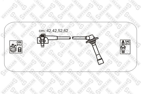 

Комплект проводов зажигания STELLOX 10-38488-SX
