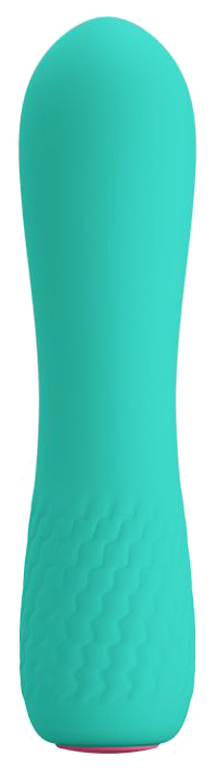 Мятный мини-вибратор Elfin 11,9 см