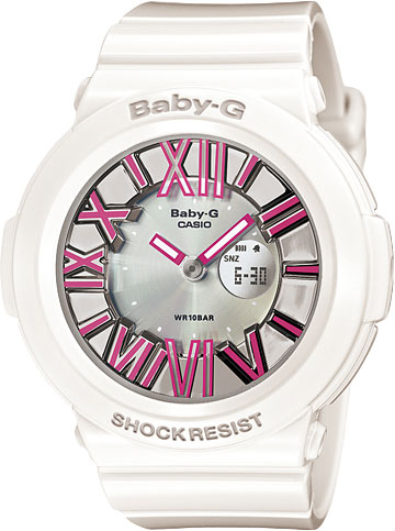 фото Наручные часы кварцевые женские casio baby-g bga-160-7b2