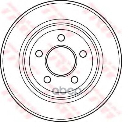 фото Тормозной диск trw/lucas df4882